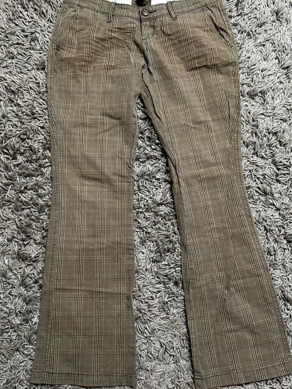 Y2K Grunge Low Rise Flare Pants Size S